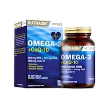 Nutraxin Omega3 CoQ-10 60 Yumuşak Kapsül