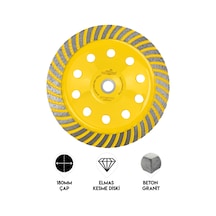 Dawreek Dt021cd 180mm İnce Turbo Elmas Taşlama Diski