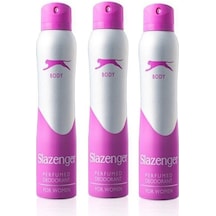 Slazenger Pembe Kadın Parfüm Sprey Deodorant 3 x 150 ML