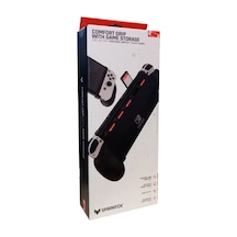 Nintendo Oled Ek Oyun Kart Depolama Alanlı Rubber Grip