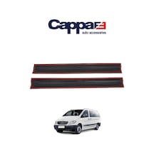 Cappafe Mercedes Vito W639 Kapı Eşiği Koruma Abs Mat Siyah 2 P N11.1915