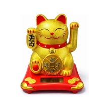 Güneş Enerjili Sallanan Şans Kedisi - Maneki Neko Alk4524
