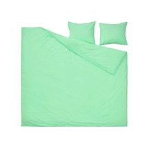Ikea Angslılja Çift Kişilik Nevresim Takımı 220 X 240 Cm Marul Yeşili Açık Yeşil