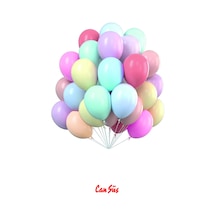 Makaron Balon 100 Adet Karışık