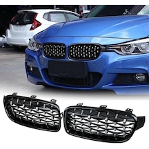 Bmw F30 2012-2018 Daimond Ön Böbrek Ön Panjur