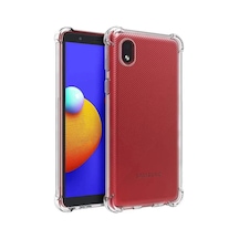 Newface Samsung Galaxy Uyumlu A01 Core Kılıf Olex Tpu Silikon Kırmızı