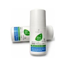 Aloe Vıa Alkolsüz Deo Roll-on, %15 Aloe Vera Jel Ve Organik Pamuk Ekstreli, Hassas Ciltler İçin, 50 Ml