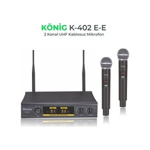 König K-402 Ee İki El Telsiz Mikrofonu