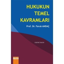 Hukukun Temel Kavramları - Faruk Andaç - Detay Yayıncılık