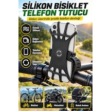 Silikon Bisiklet Telefon Tutucu