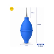 Rl-043a Profesyonel Metal Uçlu Mavi Hava Pompası - Kamera Lens, Sensör Ve Elektronik Toz Temizleme Pompası Çok Renkli