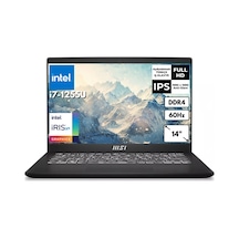 MSI Modern 14 C12MO-1039XTRAT3 i7-1255U 16 GB 1 TB SSD 14" Dos Dizüstü Bilgisayar