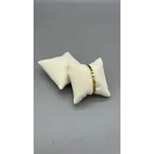 Yerli Üretim Süet Kumaş Krem Renk 5 Adet 8/8 Cm Takı Yastığı Çok Renkli