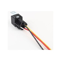 Jd1912 Oto Röle 12v 14v 24v 30a 40a 4 Pin Dc Otomotiv Röle Kablo Demeti İle Araba Gps İzci Hfv4 Röle Universal