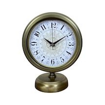 Büro Ev Ofis Hediyesi İçin 20x25cm Motif Dekor Metal Masa Saati Diğer
