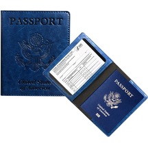 Walnew Rfıd Korumalı Deri Pasaportluk Mavi 063441