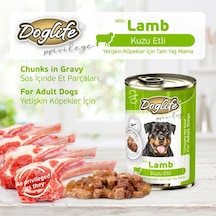 Doglife Kuzulu Yetişkin Köpek Konservesi 400 G