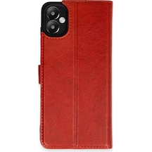 Newface Samsung Uyumlu Galaxy A05 Kılıf Trend S Plus Kapaklı Kılıf - Kırmızı Newface Samsung Uyumlu Galaxy A05 Kılıf Trend S Plus Kapaklı Kılıf - Kırmızı