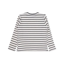 Civil Girls Kalın Çizgili 10-13 Yaş Sweatshirt Ekru