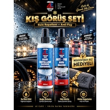 4e Care 2'li Kış Görüş Seti: Yağmur Kaydırıcı & Buğu Önleyici Sprey Net Görüş Paketi 250 Ml