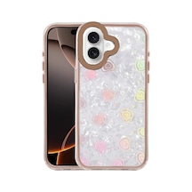 Apple iPhone Uyumlu  16 Uyumlu Lumi Desenli Kapak - Çöl Titanyum