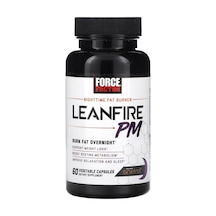 Force Factor Nighttime Fat Burner Leanfire Pm 60 Vegetable Capsul
