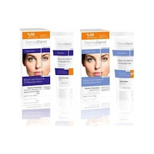 Dermaderm Bitkisel Leke Giderici & Cilt Beyazlatıcı SPF 50+ Gündüz Kremi 100 G + Gece Kremi 100 G