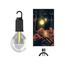 3 Farklı Mod Led'li Şarjlı Asma Kancalı Kamp Lambası Taşınabilir Ampul