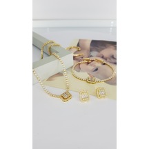 Sones Çelik Takı Setleri Sns50081060 Gümüş - Rose Gold