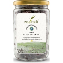 Zeytinseli Organik Siyah Zeytin 450 Gr