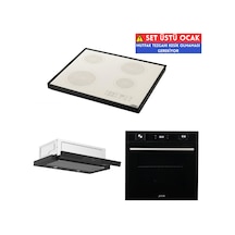 Afm Tech Ve Ferre Elektrikli A6 Vitro D037 + FM7701 + FC-07 Ankastre Set