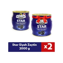 Kavlak Gemlik Star Siyah Zeytin 2 Kg 1 Alana 1 Bedava
