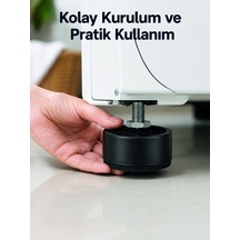 4 Adet Titreşim Önleyici Çamaşır Makinesi Ayak Pedi - Lisinya Çok Renkli