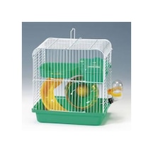 Hamster Kafesi Yeşil Beyaz 23x17x25