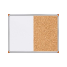 Çift Fonksiyonlu Alüminyum Çerçeve Mantar Pano Ve Yazı Tahtası 60x90 Cm
