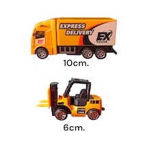 Minik Nakliyecilerin Rüyası: Metal Uluslararası Tır Ve Forklift Set