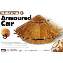 Academy 18136 Da Vinci Zırhlı Araba, Plastik Model Kiti