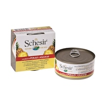 Schesir Tavuklu ve Ananaslı Konserve Yetişkin Köpek Maması 150 G