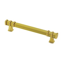 İbico-968 Kare Çekmece Kulp 12.8 Cm - Altın Yüzük Ve Altın Kulp- 10'li Paket Diğer