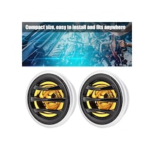 Springsun 12v 150w Otomobil Hoparlörü 2 Adet - Dayanıklı Pe Kapaklı, Saf Bakır Bağlantı, Kolay Kurulum, Tüm Ses Sistemlerine Uyumlu