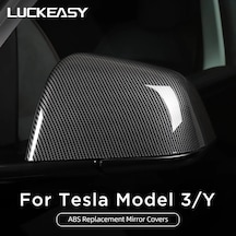 My-ex32lblue-araba Dikiz Aynası Kapağı Tesla Model 3 Model Y Oto Dış Aksesuarları Abs Kapı Yan Dikiz Aynası Kabuğu Değiştirme