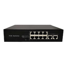 Ods 08ODS-R-8P2U 8 Port 96 W Full Poe 10/100 2x-Uplink Yönetilemez Switch