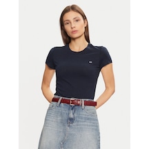 Tommy Hilfiger Tommy Hılfıger Kadın T-shırt Dw0dw20459-c1g Lacivert