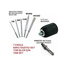 Sds-plus 7 Parça Kırıcı Delici Seti Geçmeli