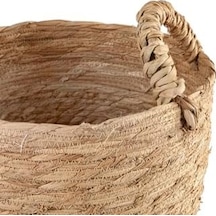 Tony Naturel Kulplu Sepet 27 Cm 000 Açık Krem