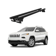 Venüs Jeep Cherokee Kl 2013 Ve Sonrası Uyumlu Siyah Ara Atkı Port Bagaj Tavan Barı