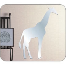 Sıa Aynalı Duvar Süsü (Sticker) Zürafa Şekilli