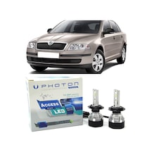 Skoda Octavia Mk2 Led Xenon Uzun Far Ampulü H1 Access Yeni Seri Beyaz 2004-2009