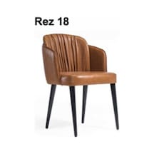 Rez 18 Modern Şık Ergonomik Dayanıklı Konforlu Ahşap Ayaklı Salon Yemek Sandalyesi Modeli Çok Renkli