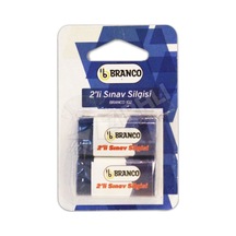 3 Adet Branco Beyaz Silgi 2'li Blister Kod:102